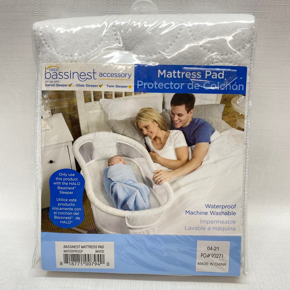 Halo Bassinest Mattress Pad Waterproof Protectors NEW